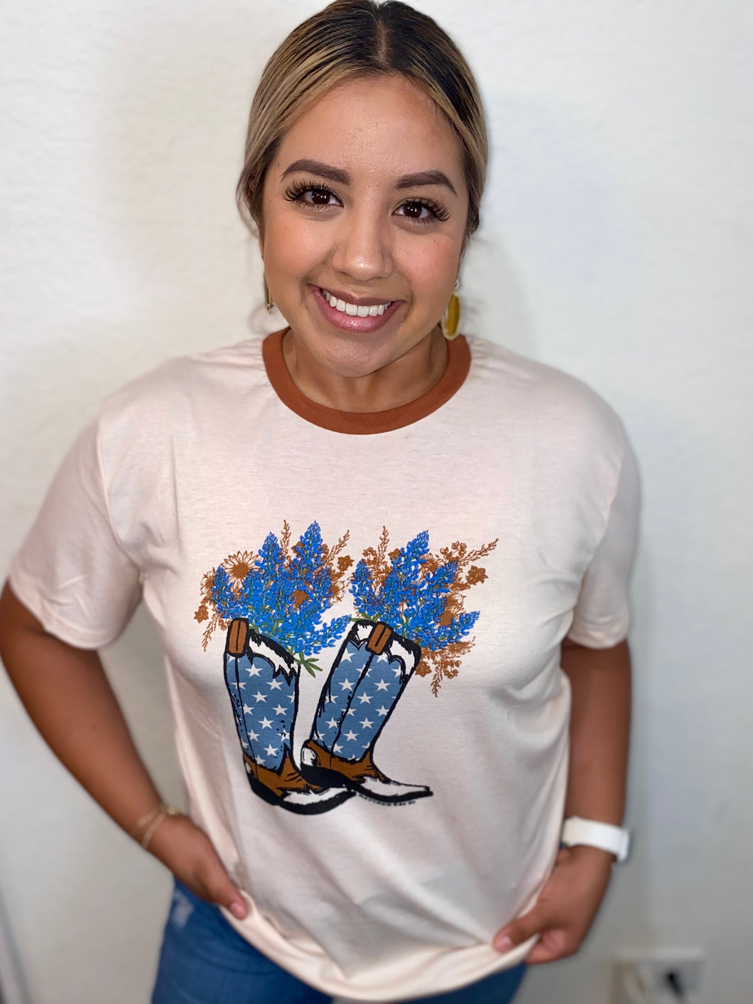 Boots & bluebonnets t-shirt